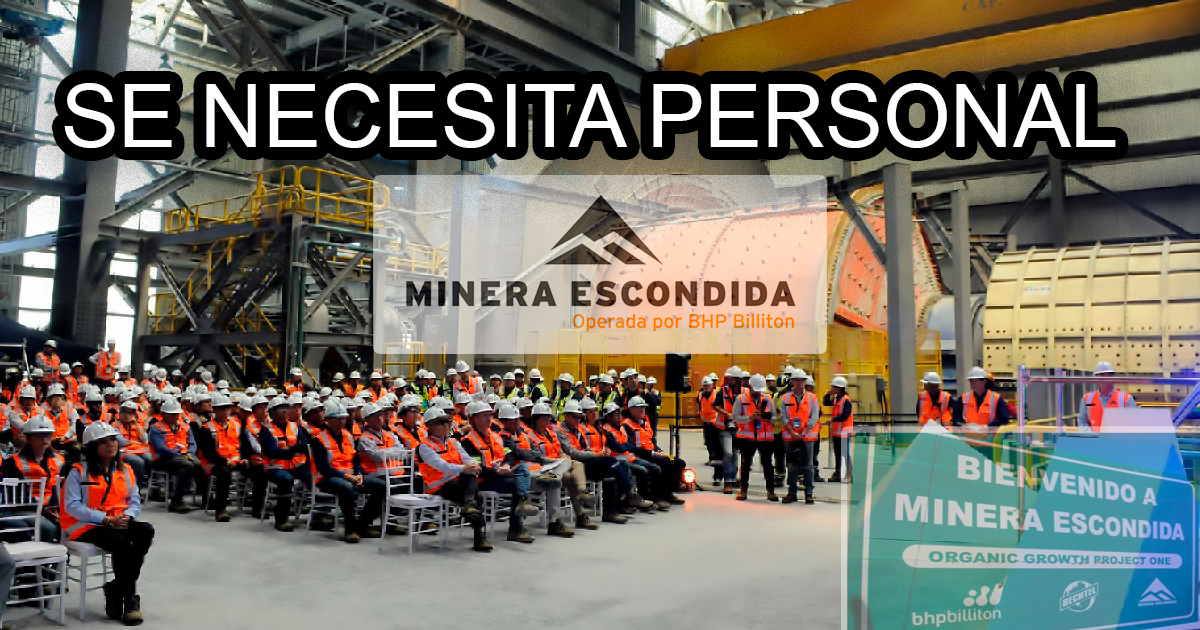 Trabajo en Minera Escondida