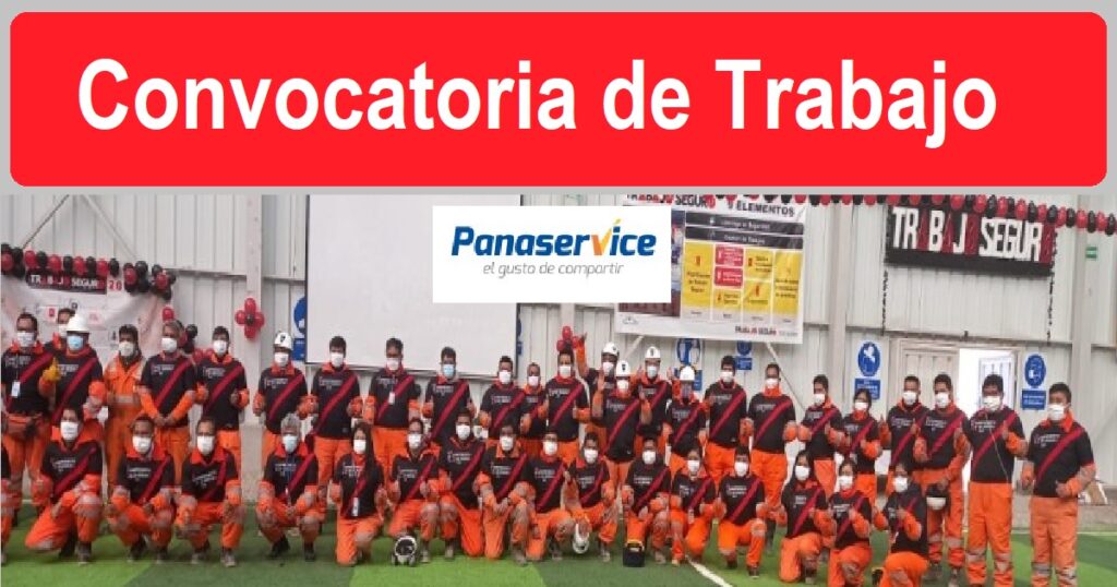 trabajo para Panaservice