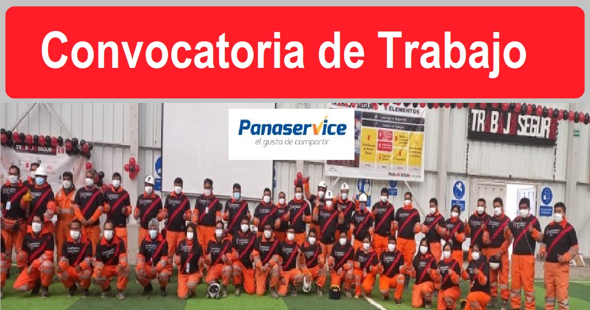 trabajo para Panaservice