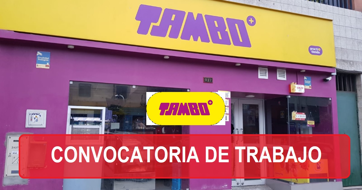 personal para Tambo