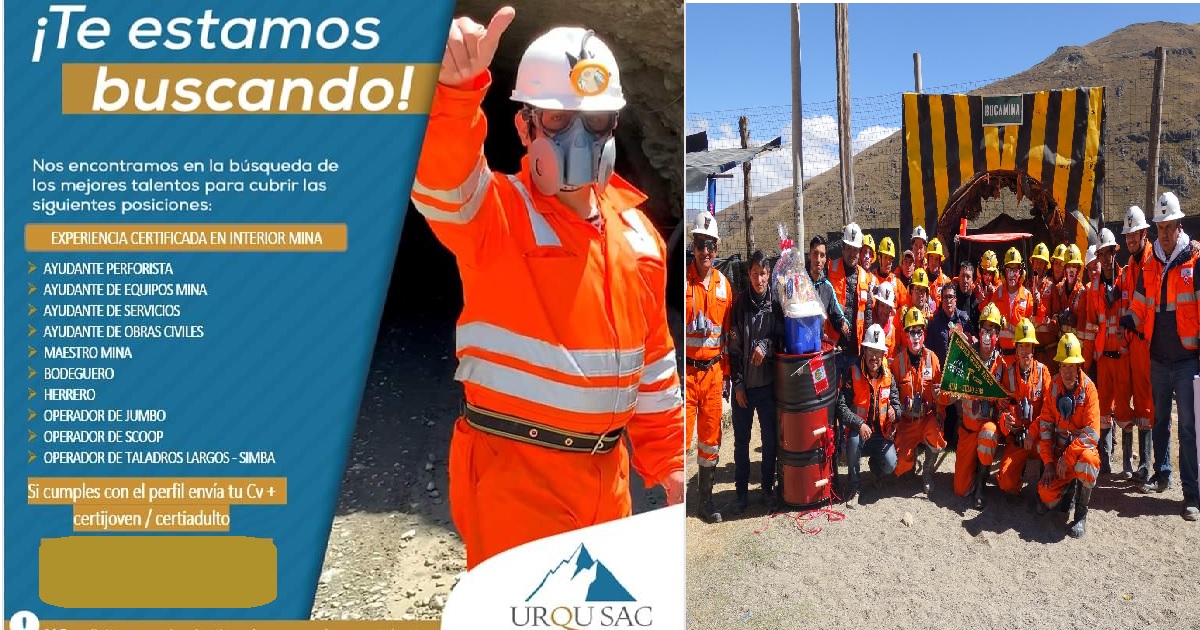 TRABAJOS EN MINERA URQU