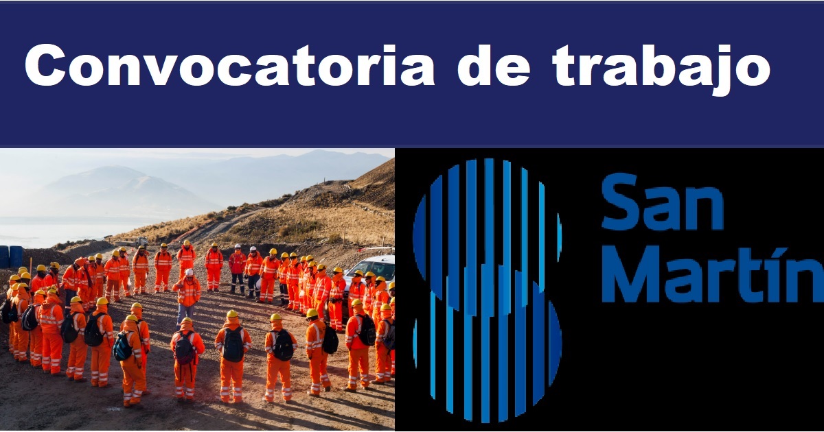 Convocatoria de trabajo en San Martin Contratistas Generales S.A