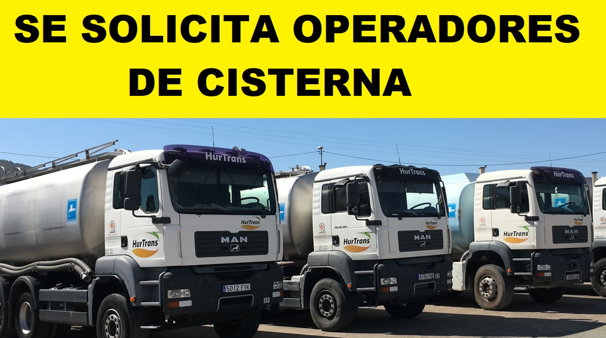 OPERADORES DE CISTERNA