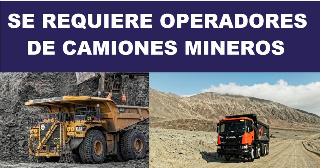 OPERADORS DE CAMIONES MINEROS