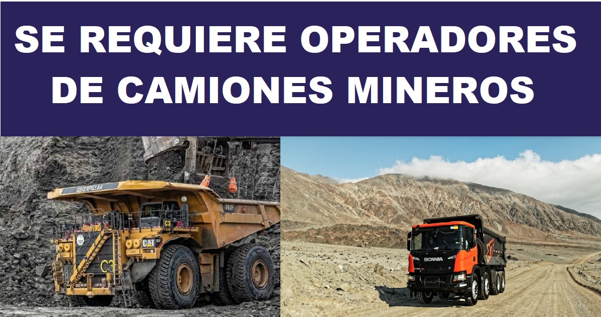 OPERADORS DE CAMIONES MINEROS