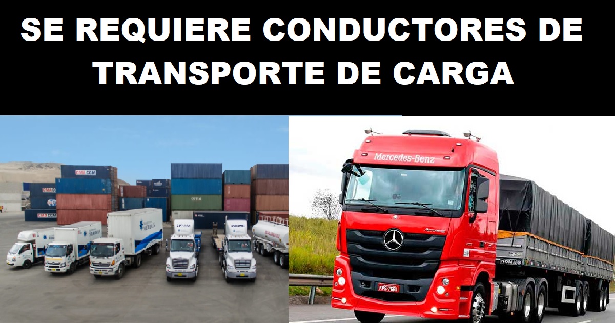TRANSPORTE DE CARGA